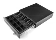 ประเทศจีน Black Locking USB Cash Drawer / Metal Cash Box With Lock 5 Bill Compartments 410E บริษัท