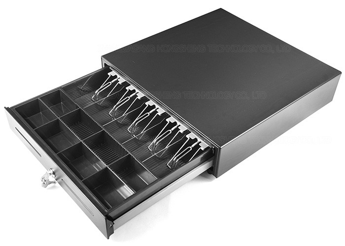 5 Metal Clips Electronic Cash Drawer Money Storage Box 460A 20.7"x20.3"x12.6"